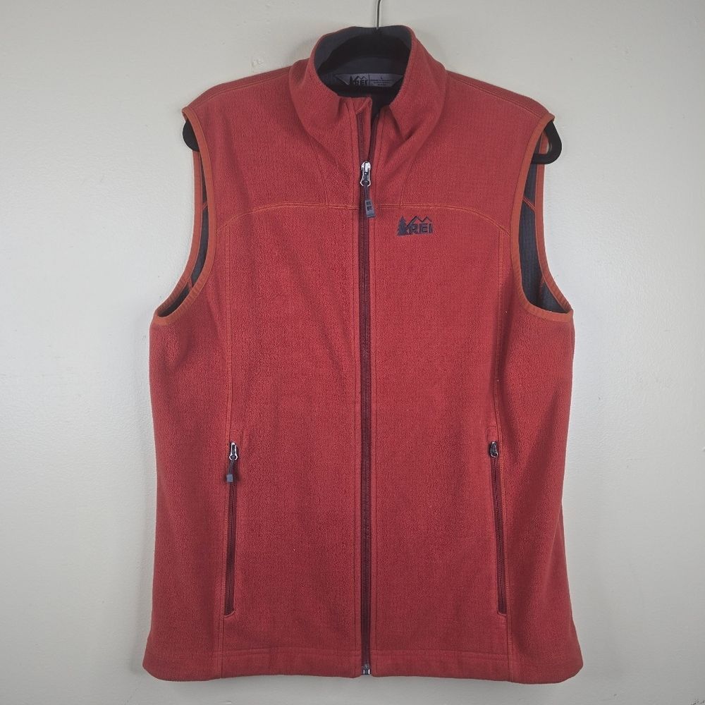 REI Co-op Red Fleece Vest